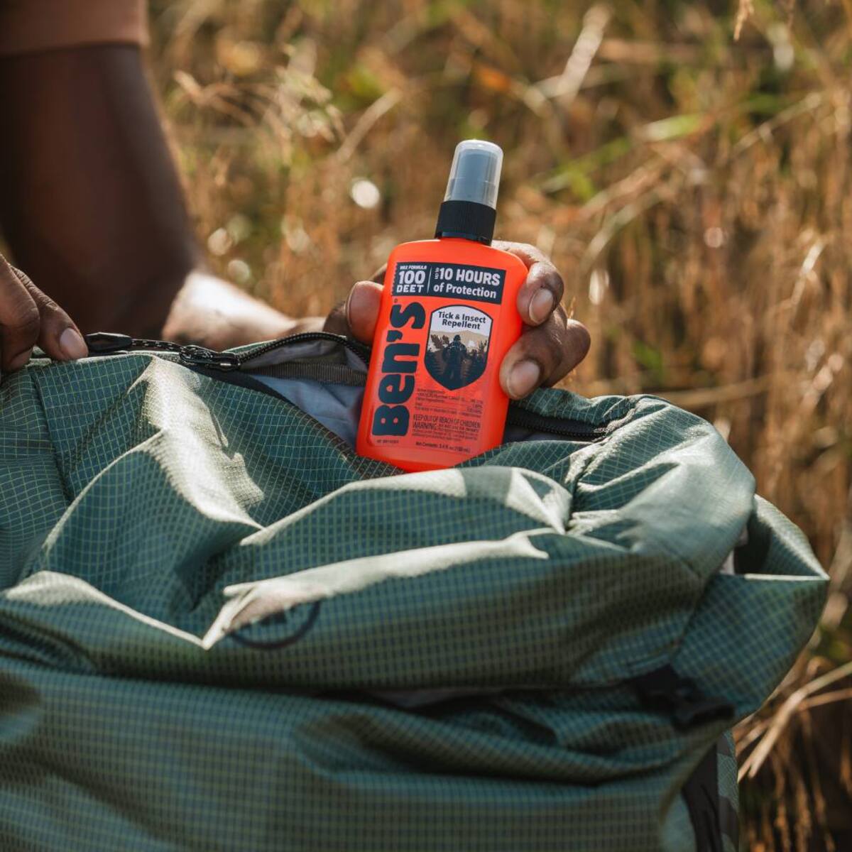【追跡可能海外メール便】Ben's 100 MAX Deet Insect Repellent Spray 3.4 Oz 100% DEET 最大10時間 Ben's 100ml(3.4オンス) 旅行用ボトル ウルトラソン