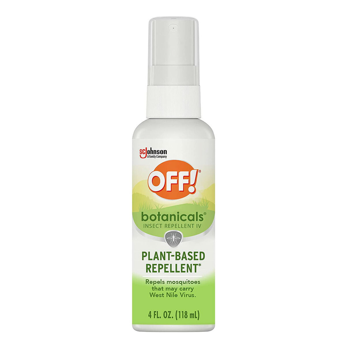 【追跡可能海外メール便】OFF! 植物由来のスプレー 4oz / 118ml OFF! Botanicals Insect Repellent, Plant-Based Bug Spray & Mosquito Repellent, 4 oz 蚊対策 虫対策