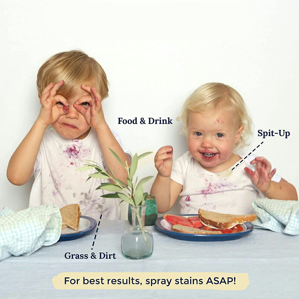 【追跡可能海外メール便】Miss Mouth's ステイン取りスプレー 120ml 子供 ペット Miss Mouth's Messy Eater Stain Treater Spray 4oz 染み とり 手入れ 汚れ 対策 便利 グッズ コーヒー ソース 醤油 ワイン お茶 ジュース