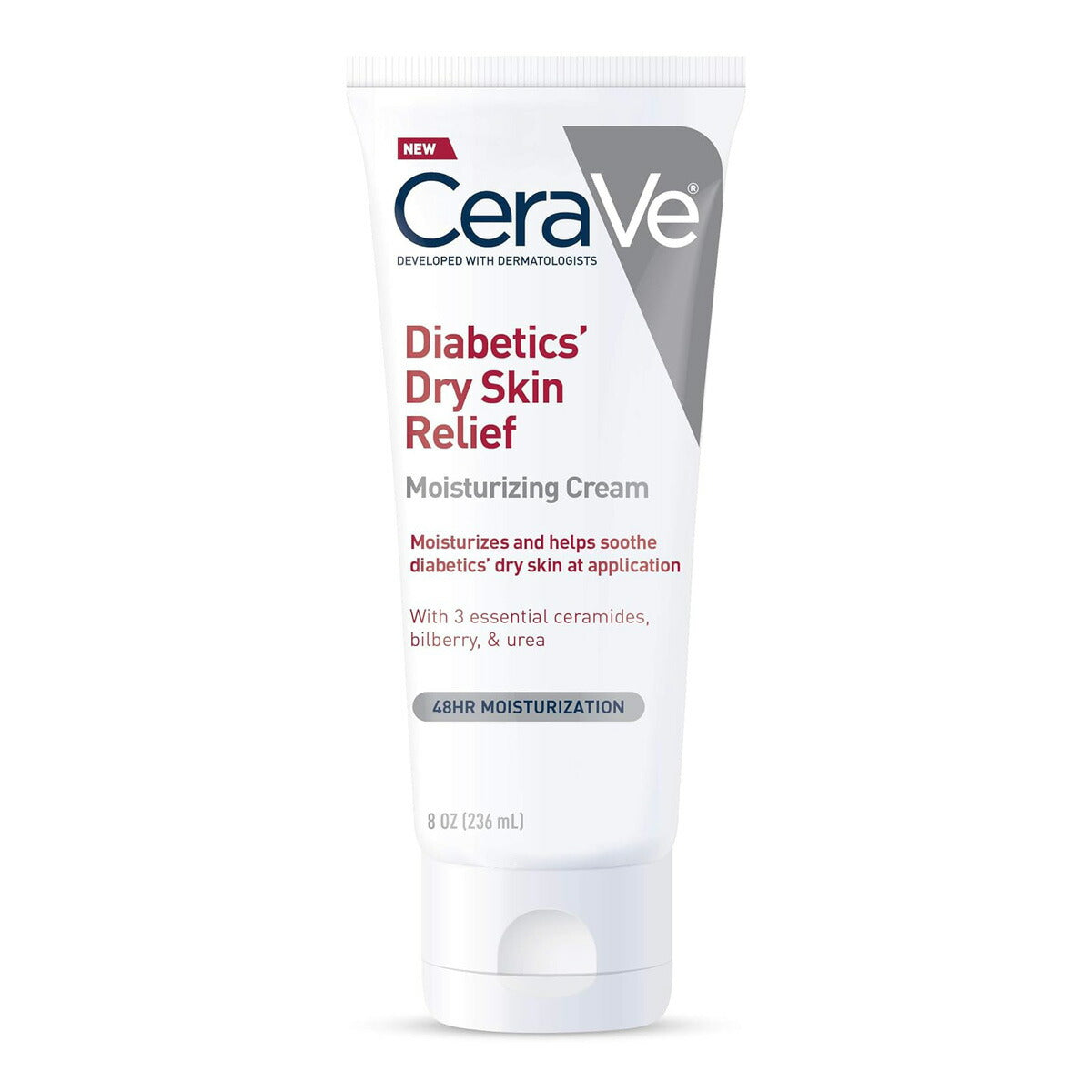 【エクスプレス便】CeraVe 糖尿病患者の乾燥肌用 保湿クリーム 顔と体用 無香料&パラベンフリー 236ml CeraVe Moisturizing Cream for Diabetics Dry Skin for Face and Body 8oz