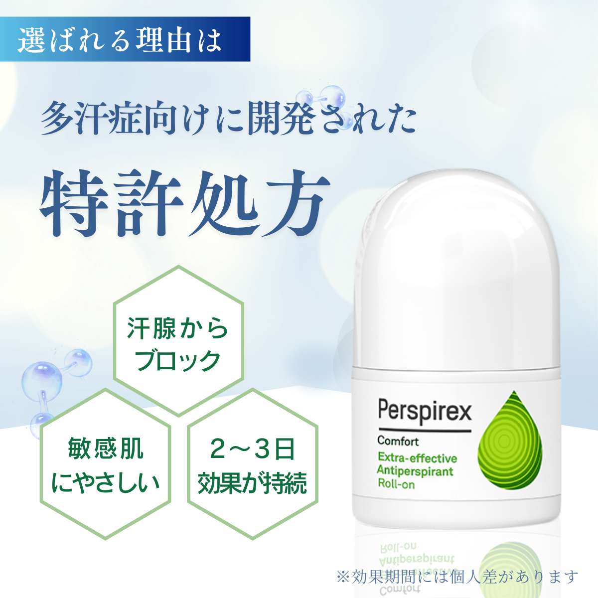 <お得な定期購入>【最速便】【正規品】パースピレックス オリジナル・コンフォート・ストロング 20 ミリリットル(Perspirex) ロールオン アンチパースピラント 20ml 制汗剤