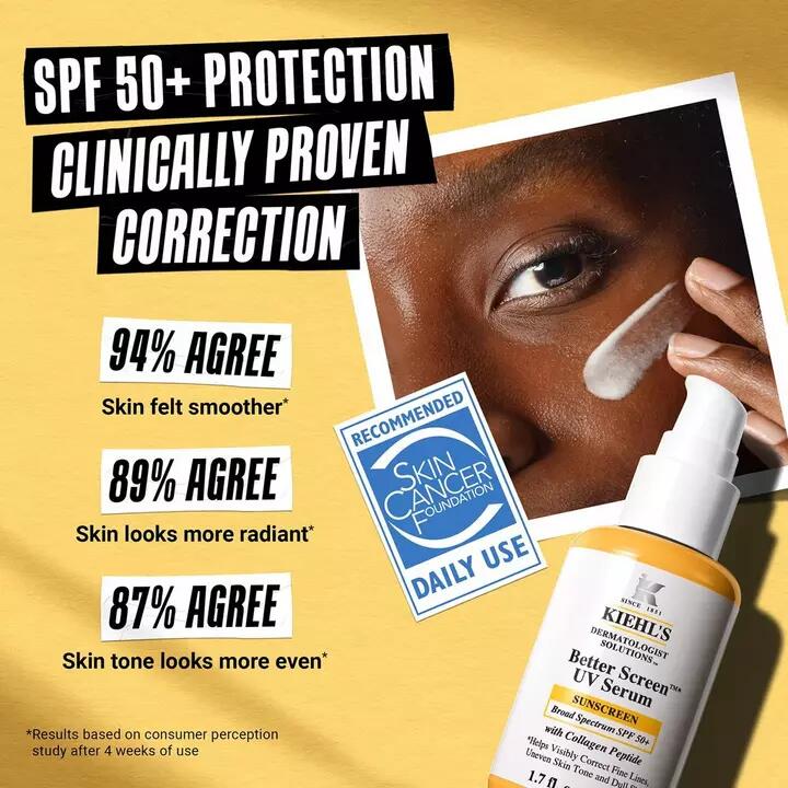 【エクスプレス便】Kiehl's Better Screen UV Serum SPF 50 キールズ ベター サンスクリーン UV美容液 SPF 50 日焼け止め UV対策 紫外線対策