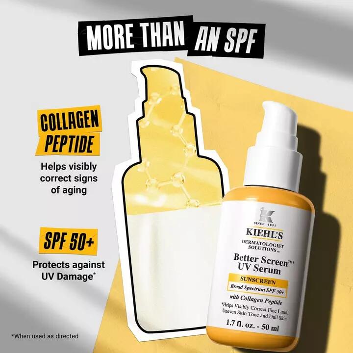 【エクスプレス便】Kiehl's Better Screen UV Serum SPF 50 キールズ ベター サンスクリーン UV美容液 SPF 50 日焼け止め UV対策 紫外線対策