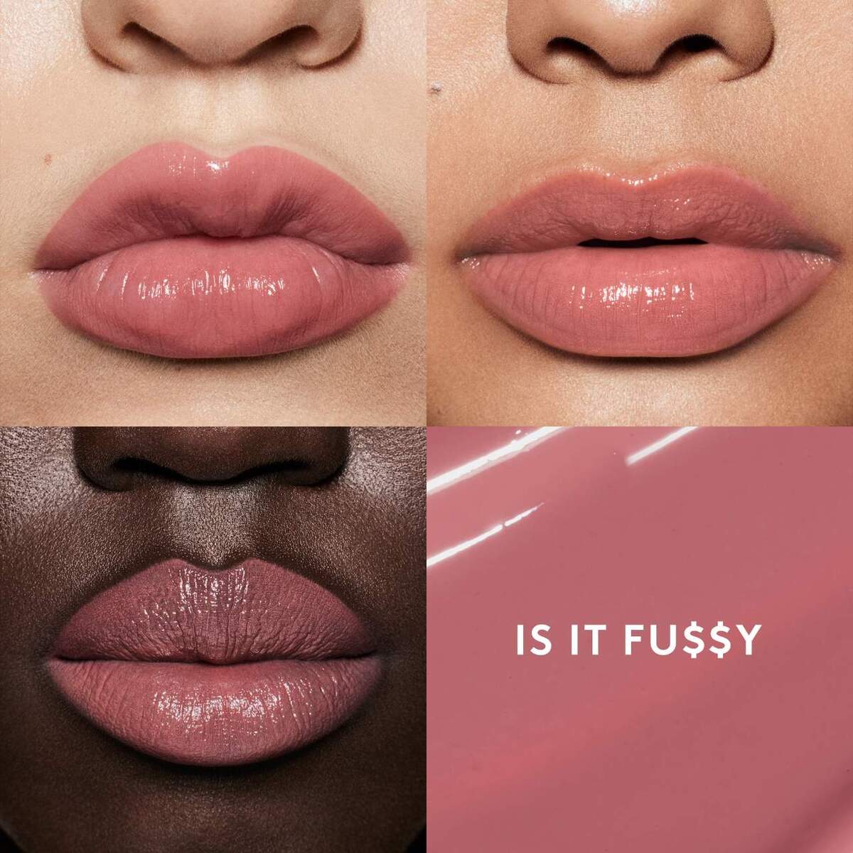 【追跡可能海外メール便】Fenty Beauty フェンティビューティー Gloss Bomb Stix High-Shine Gloss Stick (Is It FU$$Y - dusty pink) 0.12oz 3.6g グロスボム スティックス ハイシャイン グロススティック ファシィ
