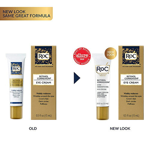 【追跡可能海外メール便】RoC レチノールコレクション アンダーアイクリーム ダークサークル&パフィネス用 0.5oz RoC Retinol Correxion Under Eye Cream for Dark Circles & Puffiness, Daily Wrinkle Cream