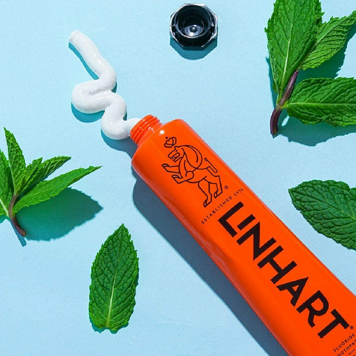 【追跡可能海外メール便】LINHART Whitening Toothpaste Mint Flavor 3.5oz リンハート ホワイトニング歯磨き粉 ミントフレーバー 99gホワイトニング 白い歯 エナメル質を強化