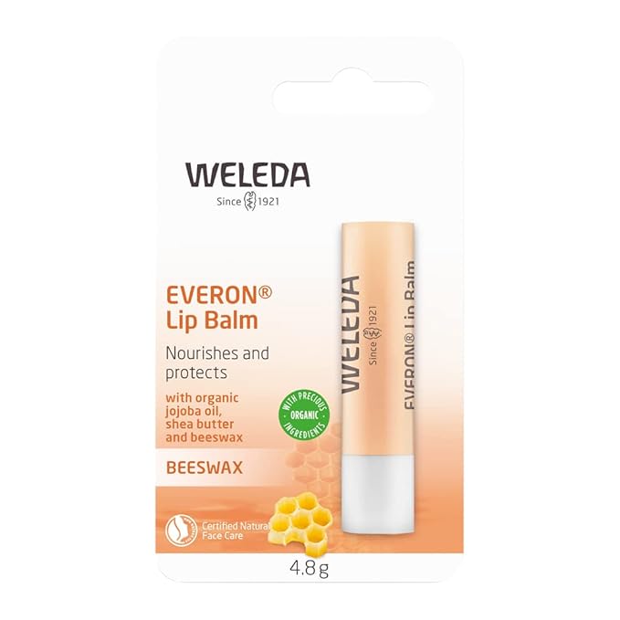 【追跡可能海外メール便】Weleda ヴェレダ エベロン リップバーム 2本セット Everon Lip Balm, Soin Des Levres 0.17 Oz, White Pack of 2 リップ リップクリーム 乾燥 唇 ケア