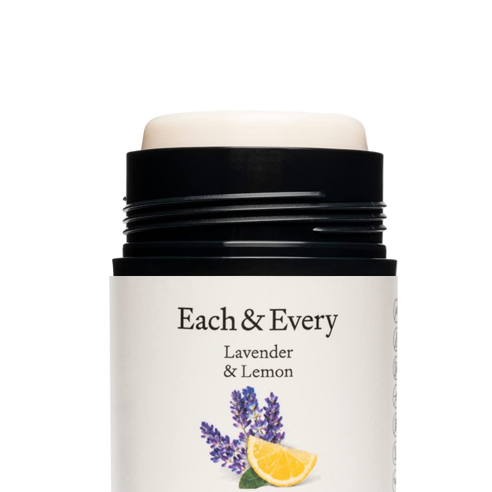 【エクスプレス便】Each & Every Aluminum-Free Deodorant Lavender & Lemon 2.5 Ozイーチ&エヴリー アルミニウムフリーデオドラント ラベンダー & レモン 70gスティックタイプ 汗・匂いの悩み 敏感肌用