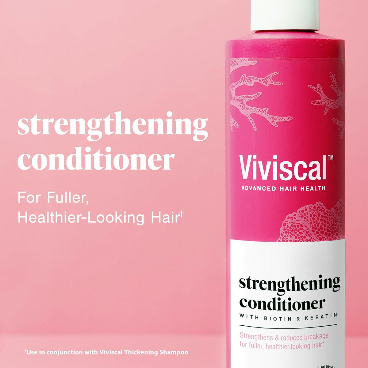 【エクスプレス便】Viviscal ビビスカル ヘアストレングス コンディショナー ビオチン&ケラチン配合 海洋エキス配合 250ml / 8.45 fl. oz Viviscal Hair Strengthening Conditioner