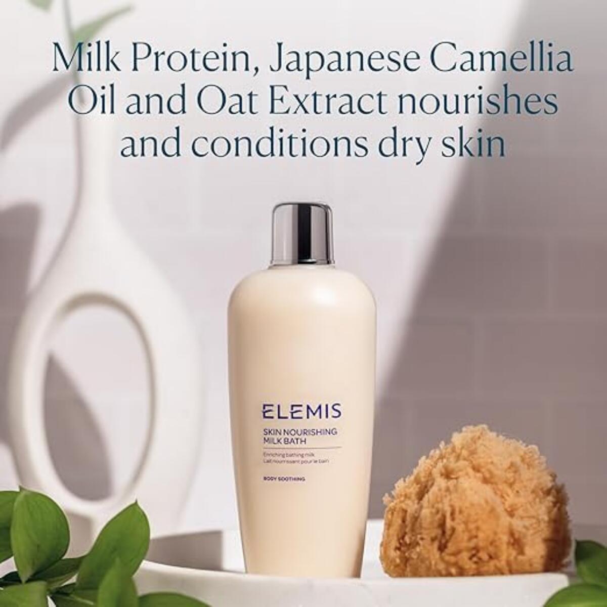 【エクスプレス便】エレミス スキンナリッシング ミルクバス 400ml スターフラワー カメリアの香り ELEMIS Skin Nourishing Milk Bath バスミルク 入浴剤 乾燥肌 ラグジュアリー 英国スパ