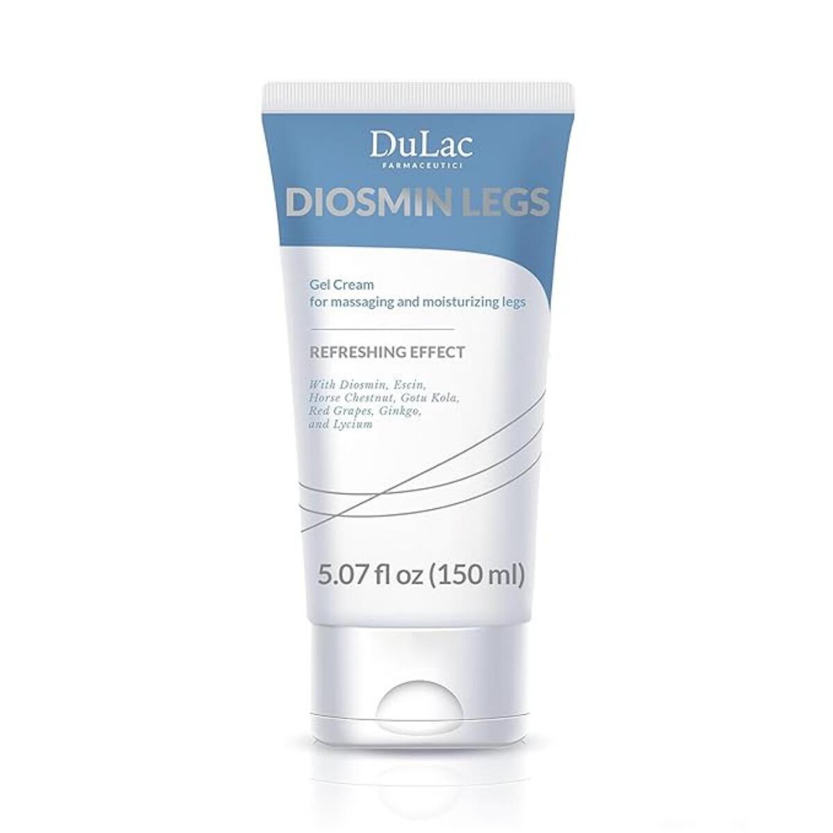【エクスプレス便】DuLac レッグジェル 150 ml(5.07 fl oz)むくみケア メントール配合 Dulc Diosmin Legs Varicose Veins Treatment for Legs