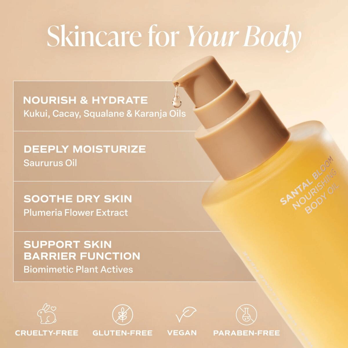 【エクスプレス便】Saltair ボディオイル サンタルブルーム の香り 118ml 植物由来 クルエルティフリー Saltair Body Oil Luxurious Santal Bloom 4oz Pump Bottle