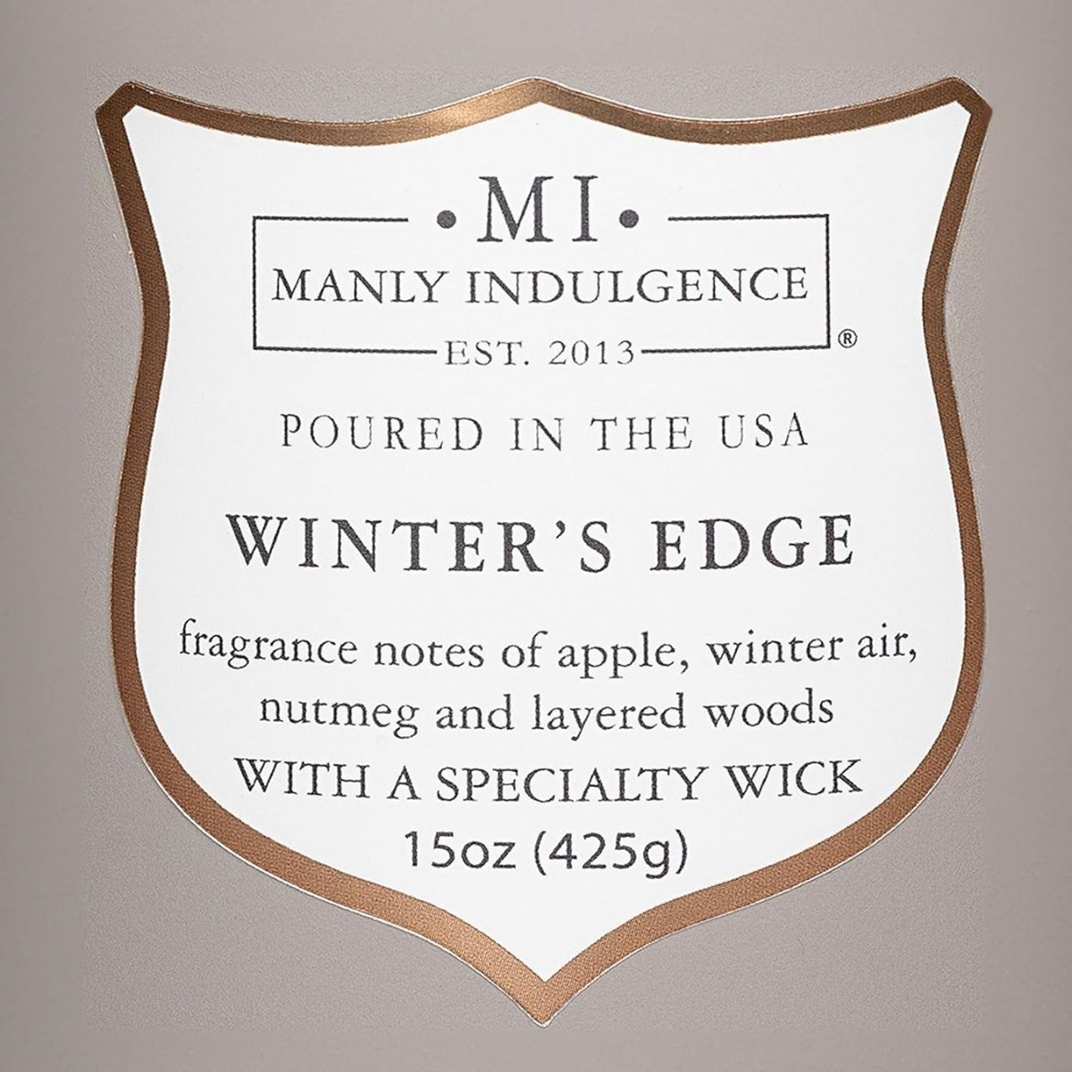 【エクスプレス便】Manly Indulgence ウッドウィック キャンドル ウィンターズエッジ 425g Manly Indulgence Winters Edge Scented Candles for Men Wooden Wick 15 oz ウッディ スパイシー 男性向け ギフト 上質 落ち着いた香り
