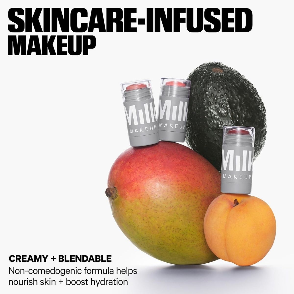 【追跡可能海外メール便】Milk Makeup リップ+チークスティック 6g Milk Makeup Lip + Cheek Stick Multi-Use Cream Blush + Lip Color Werk - Dusty Rose 0.21 oz 長時間キープ ヴィーガン処方 リップ&チーク兼用