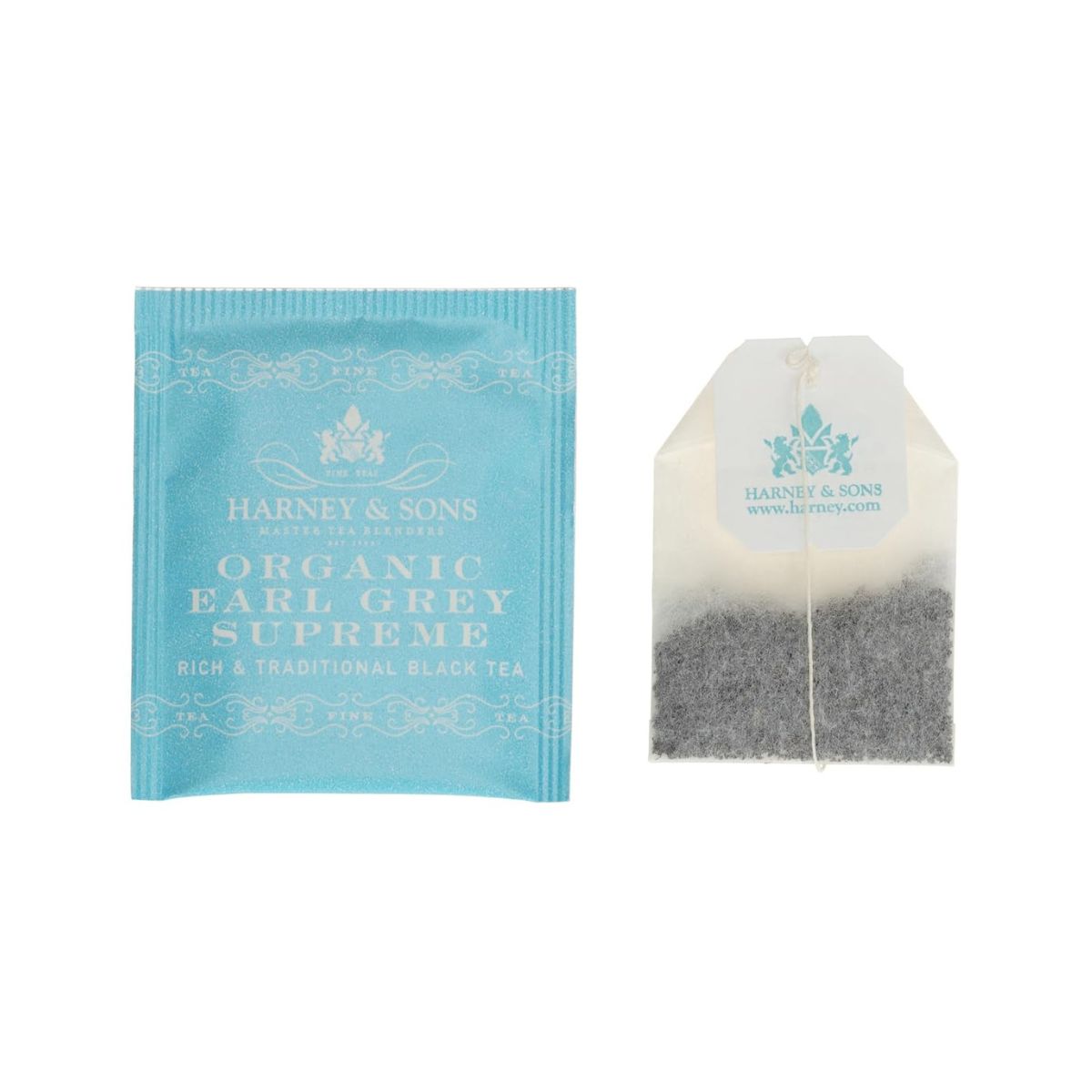 【追跡可能海外メール便】Harney & Sons オーガニック 紅茶 アールグレイ Organic Earl Grey Supreme Teabags, 50 Count ハーニー&サンズ(HARNEY&SONS) (ティーバッグ 50個入 / 個包装) ティーバッグ ギフト プレゼント