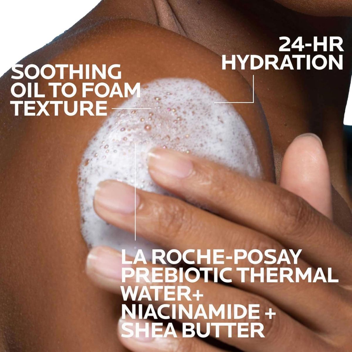 【エクスプレス便】ラ ロッシュ ポゼ リピカ AP+ クレンジング オイル 肌に優しい 泡立つ オイルクレンザー ナイアシンアミド配合 La Roche-Posay Lipikar AP+ Gentle Foaming Cleansing Oil, Gentle Oil Cleanser for Face and Body Formulated with Niacinamide