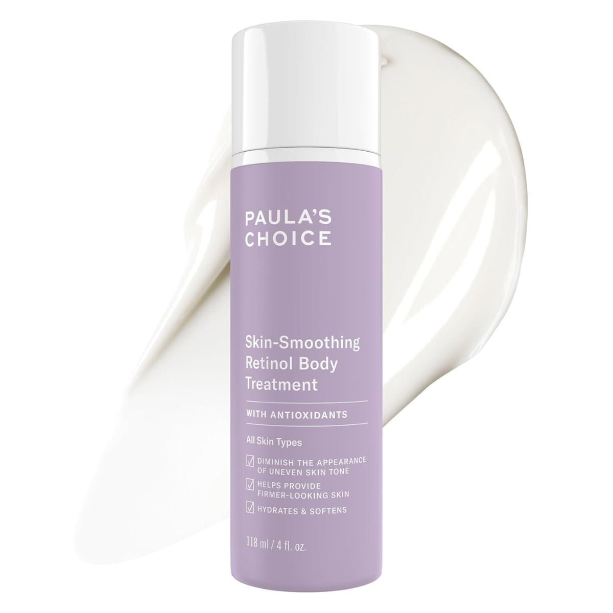 【エクスプレス便】Paula's Choice ポーラズチョイス レチノール ボディクリーム ローション 体用 無香料 118ml  Retinol Skin-Smoothing Body Lotion Treatment, Body Cream with Shea Butter, Vitamin C & E Lotion,4oz