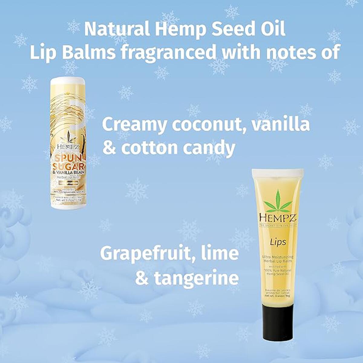 【追跡可能海外メール便】Hempz Holiday Lip Balm Trio Gift Set,Under the Mistletoe ヘンプ ホリデー リップ バーム トリオ ギフトセット リップバーム 唇 保湿