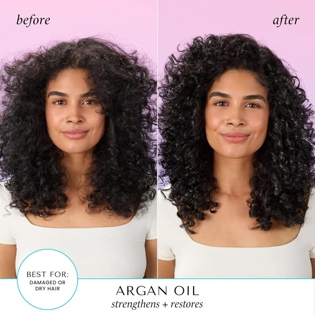 【エクスプレス便】HASK アルガン ヘアオイル 光沢 パサつき・縮れコントロール サルフェートフリー パラベンフリー HASK ARGAN Repairing Hair Oil for shine and frizz control - 2 Hair Oils