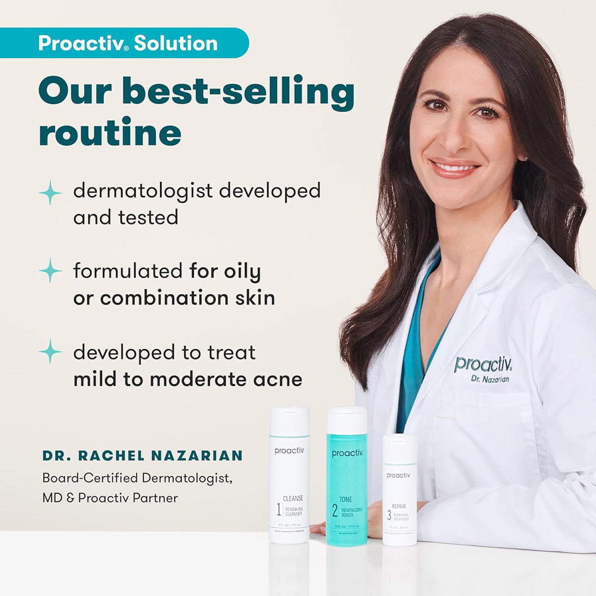 【追跡可能海外メール便】Proactiv 3 Step Acne Skin Care Kit 【アメリカ版】プロアクティブ ニキビ徹底ケアセット