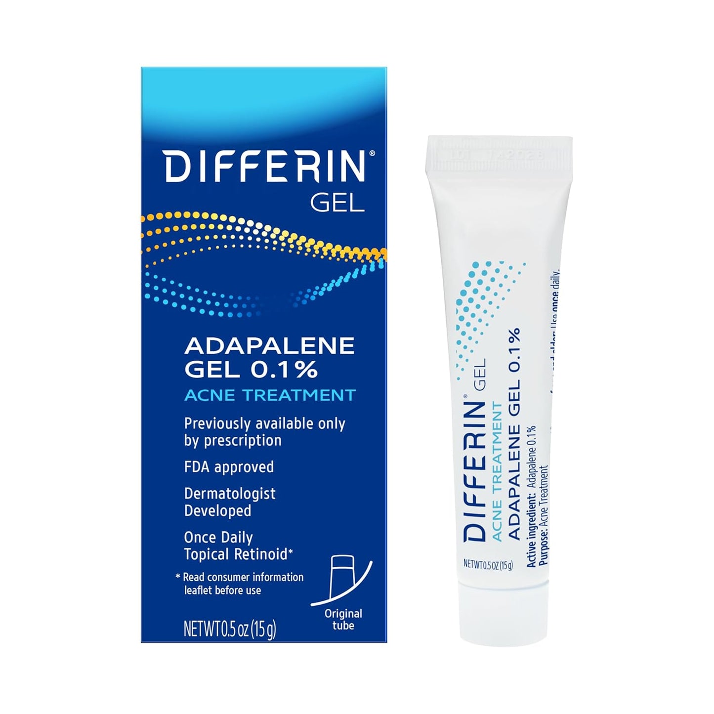 【追跡可能海外メール便】Acne Treatment Differin Gel Acne Spot Treatment for Face 15g ディフェリンゲル ニキビトリートメント