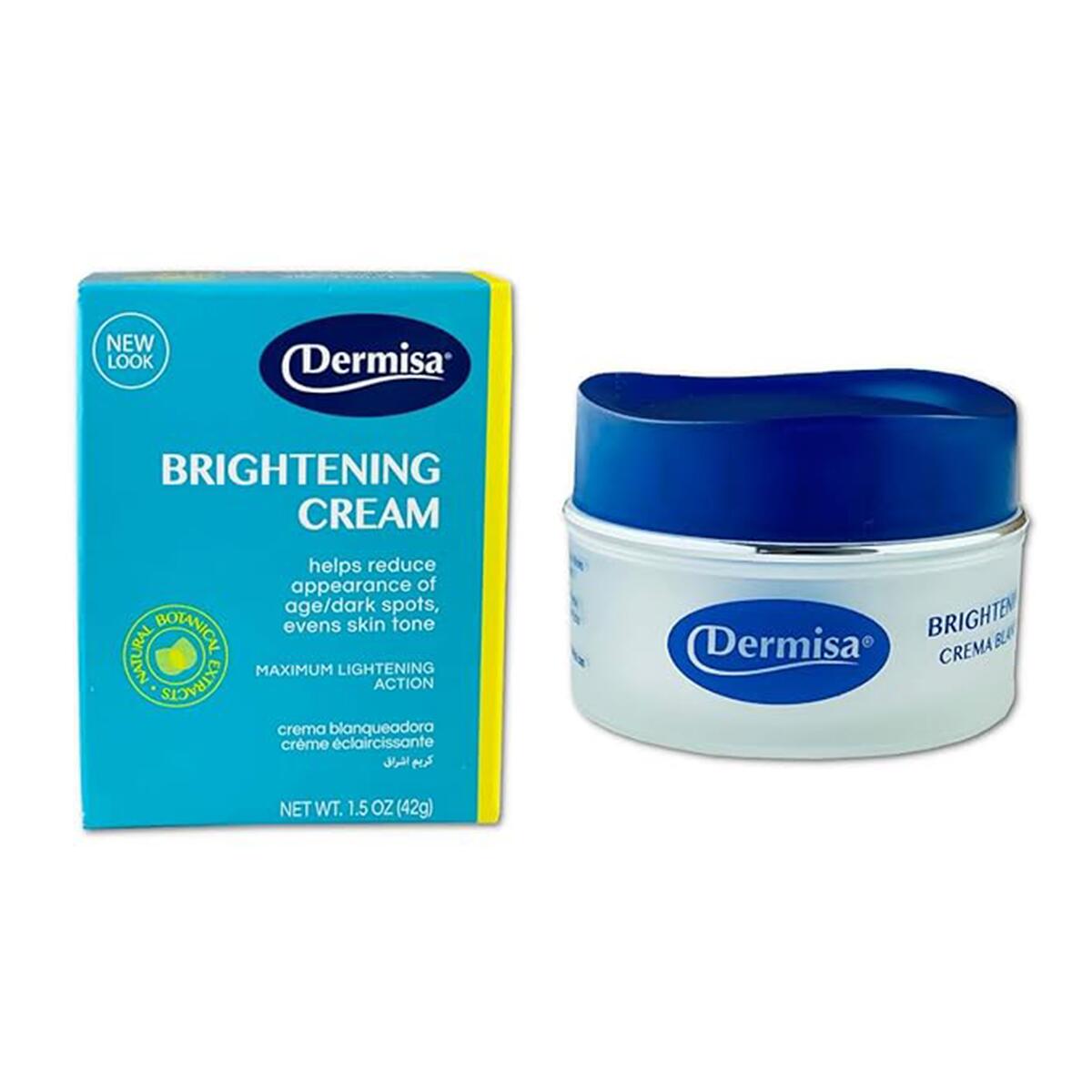 【追跡可能海外メール便】Dermisa Brightening Cream 1.5oz ダーミサ ブライトニング クリーム 42g フェイスクリーム シミケア 色素沈着 保湿