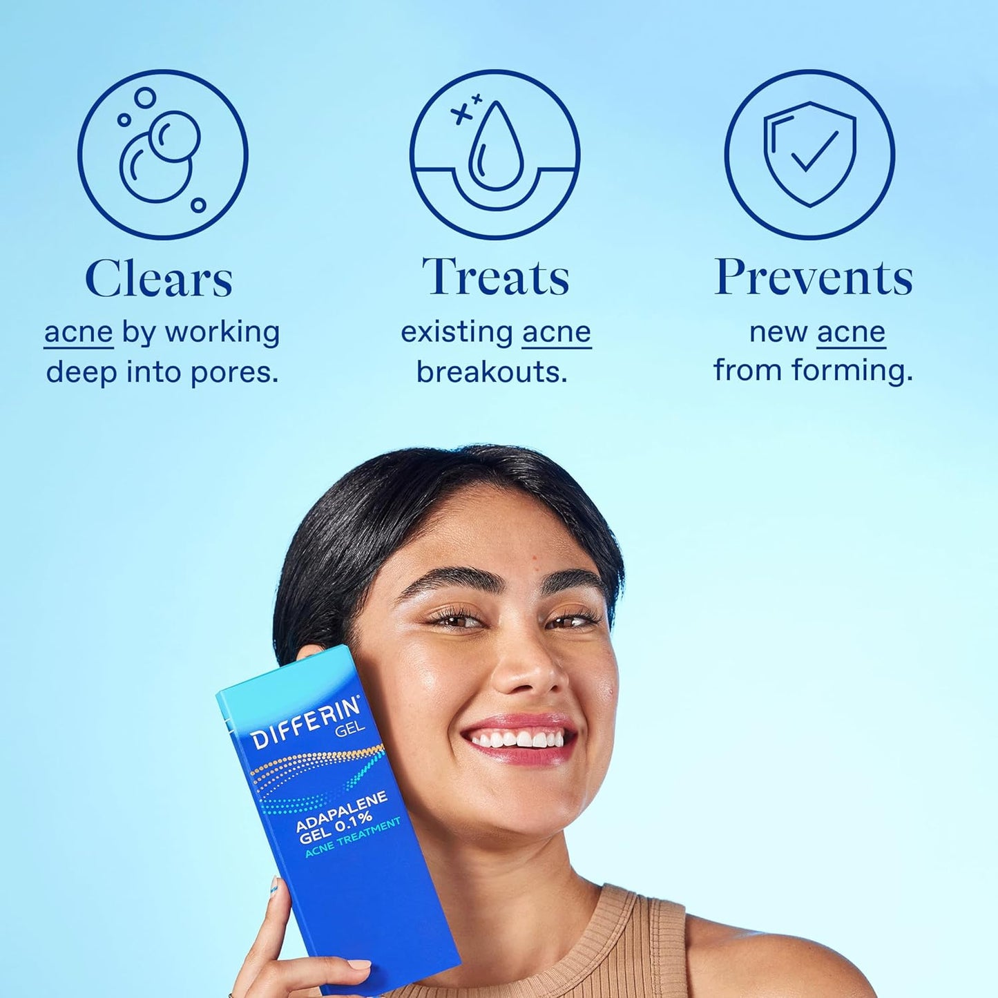 【追跡可能海外メール便】Acne Treatment Differin Gel Acne Spot Treatment for Face 15g ディフェリンゲル ニキビトリートメント