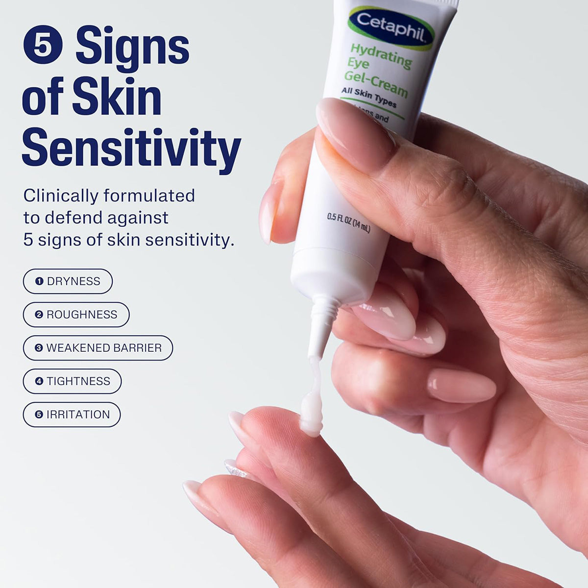 【追跡可能海外メール便】 Cetaphil Hydrating Eye Gel Cream 0.5oz セタフィル 高保湿アイジェルクリーム ヒアルロン酸配合