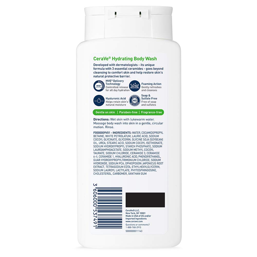 【エクスプレス便】CeraVe Body Wash for Dry Skin 10ozセラヴィ 乾燥肌用 ボディウォッシュ 296mlヒアルロン酸 セラミド 保湿 お肌の悩み 乾燥