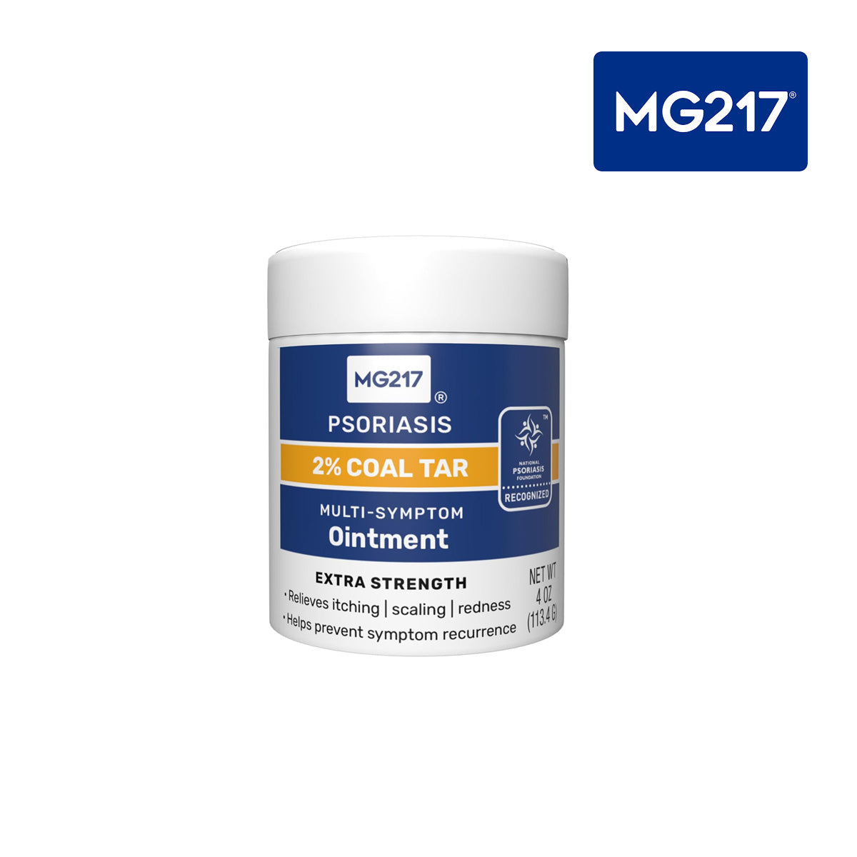 【エクスプレス便】MG217 PSORIASIS multi symptom ointment intensive strength PACK OF 1 MG217軟膏 4.0oz