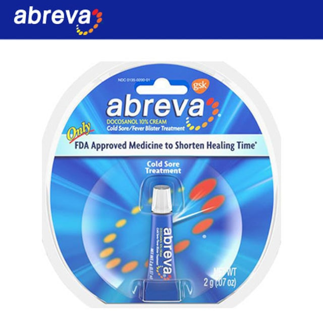 【追跡可能海外メール便】Abreva ヘルペス用 Cold Sore Balm Docosanol 10% Cream 2g