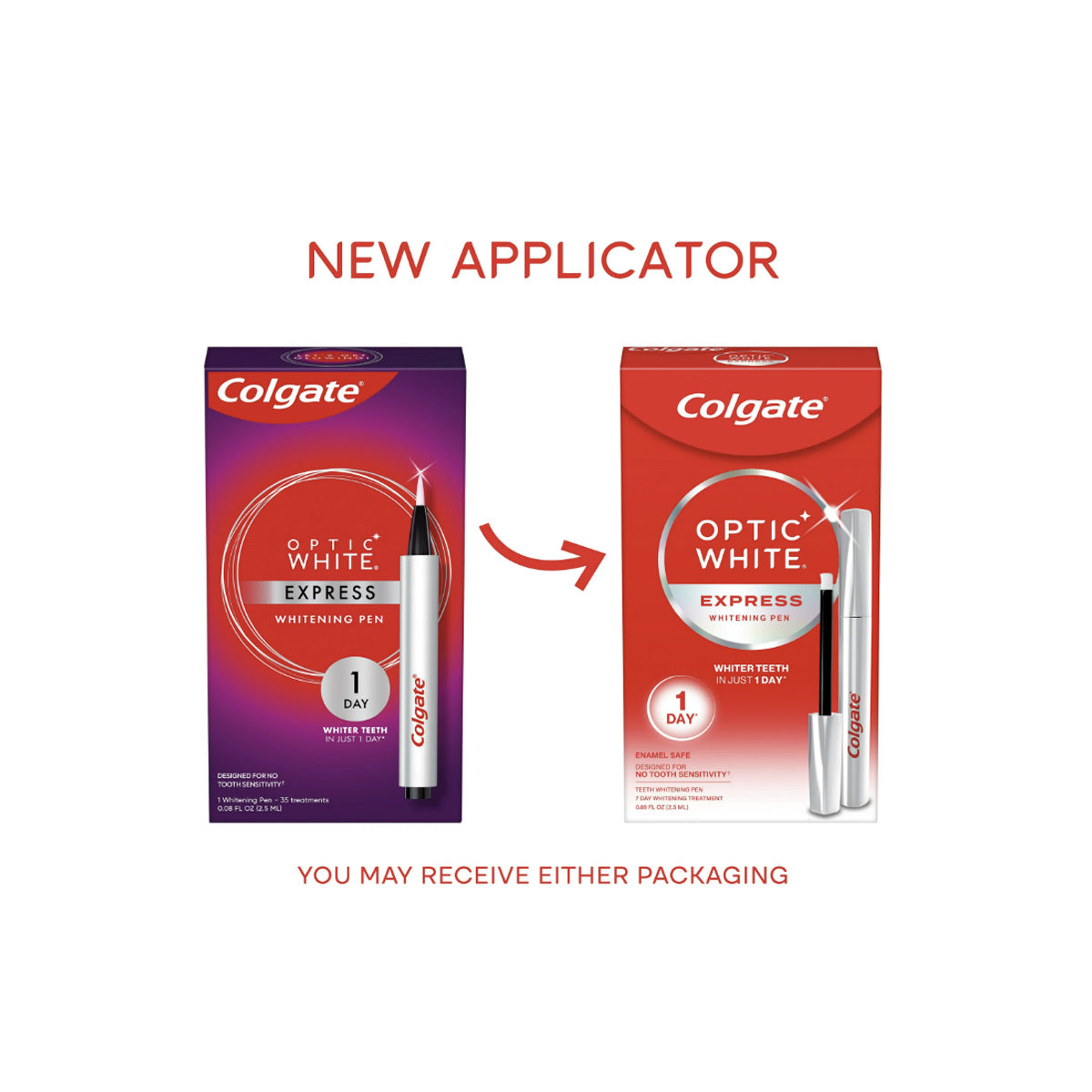 【追跡可能海外メール便】 Colgate Optic White Express Teeth Whitening Pen 0.08oz コルゲートオプティックホワイトエクスプレスホワイトニングペン 2.5ml ホワイトニングケア ホワイトニング 白い歯 清潔な歯