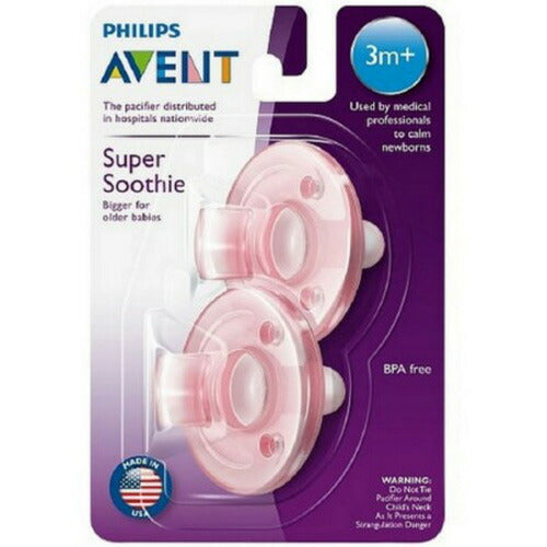 【追跡可能海外メール便】<br>Philips Avent Pacifier ピンク 3か月~(3か月以上)フィリップス BPA フリー ベイビー おしゃぶり 赤ちゃん ベビー用品