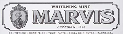 【追跡可能海外メール便】 75g 1本 マービス ホワイトニング ミント / 3.8 oz Marvis Whitening Mint PACK OF 1 ホワイトニング歯磨き粉 ホワイトニング 白い歯