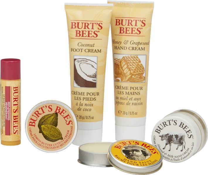 【追跡可能海外メール便】Burt’s Bees Burts BeesTips & Toes Kit6Pc バーツビーズ 手・足・リップケアセット6点 Kit メール便