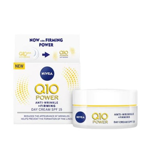 【追跡可能!国際便】ニベア Nivea Q10 デイケア フェイスクリーム SPF15 50ml NIVEA Q10 POWER ANTI-WRINKLE + FIRMING DAY CREAM お肌 美容 コスメ スキンケア