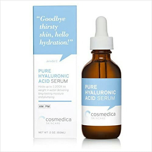 【追跡可能海外メール便】Cosmedica Pure Hyaluronic Acid Serum 2oz コスメディカ ピュアヒアルロン酸美容液 60ml 美容 スキンケア ローション ヒアルロン酸