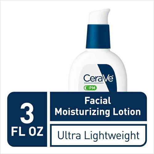 【追跡可能海外メール便】CeraVe 89ml PM Facial Moisturizing Lotion 3oz / 89ml セラヴィ 夜用 保湿ローション ヒアルロン酸・ナイアシンアミド配合 オイルフリー スキンケア 美容 ヒアルロン酸 ナイアシンアミド