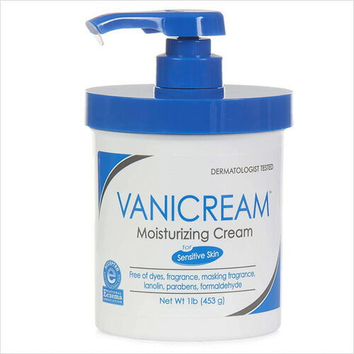 【エクスプレス便】Vanicream Moisturizing Cream with Pump バニクリーム モイスチャライジングクリーム ポンプ式 16oz 453g お肌 美容 コスメ スキンケア クリーム