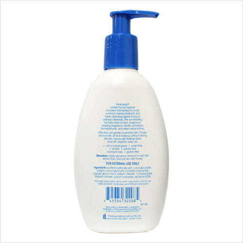 【エクスプレス便】Vanicream Gentle Facial Cleanser with Pump Dispenser バニクリーム ジェントル フェイシャル クレンザー ポンプ式 8oz 237ml お肌 美容 コスメ スキンケア クリーム