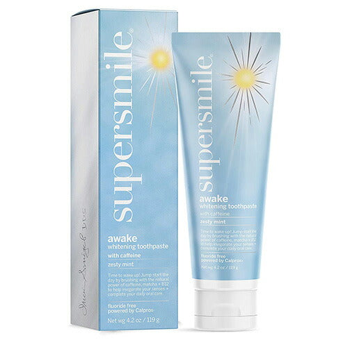 【エクスプレス便】Supersmile Supersmile Awake Teeth Whitening Toothpaste 4.2oz スーパースマイル 朝用 ホワイトニング 歯磨き粉 119g 白い歯