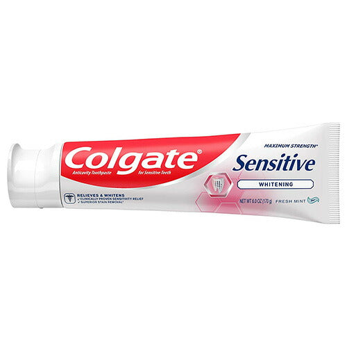 【追跡可能海外メール便】 コルゲート Colgate Sensitive Whitening Toothpaste for Sensitive Teeth 6oz ホワイトニング歯磨き粉 ホワイトニング 白い歯