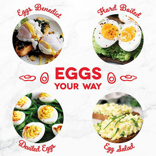【エクスプレス便】Dash Rapid Egg Cooker white ダッシュ エッグクッカー ホワイト ゆで卵 最大6個 スクランブルエッグ