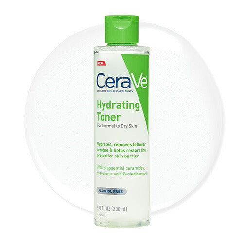【エクスプレス便】CeraVe Hydrating Toner 6.8oz 200ml セラヴィ 保湿化粧水 セラミド ナイアシンアミド ヒアルロン酸