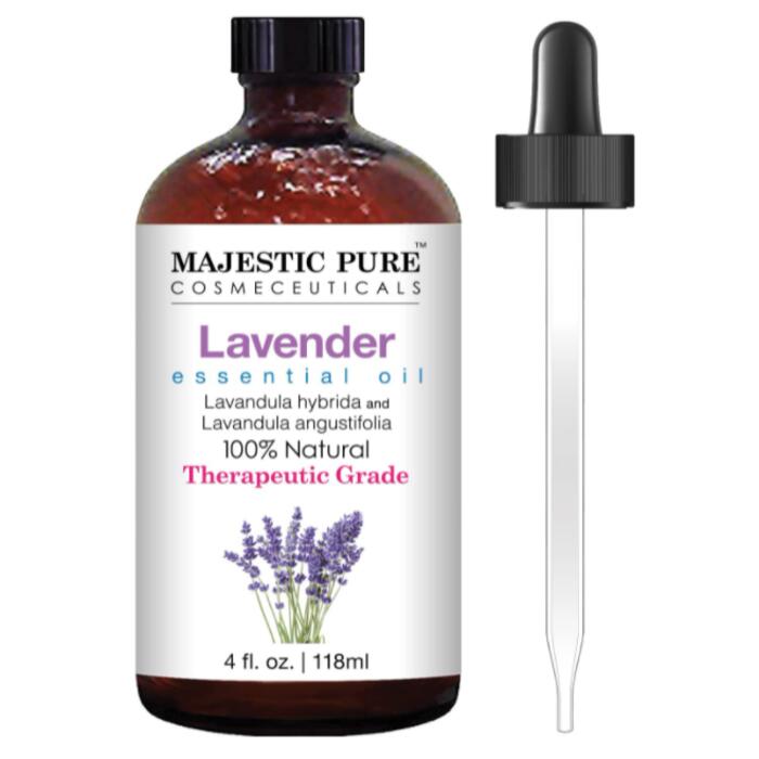 【追跡可能海外メール便】MAJESTIC PURE ラベンダー エッセンシャルオイル セラピーグレード アロマセラピー マッサージ 118ml Lavender Essential Oil with Therapeutic Grade アロマ ラベンダー エッセンシャルオイル オイル マッサージ
