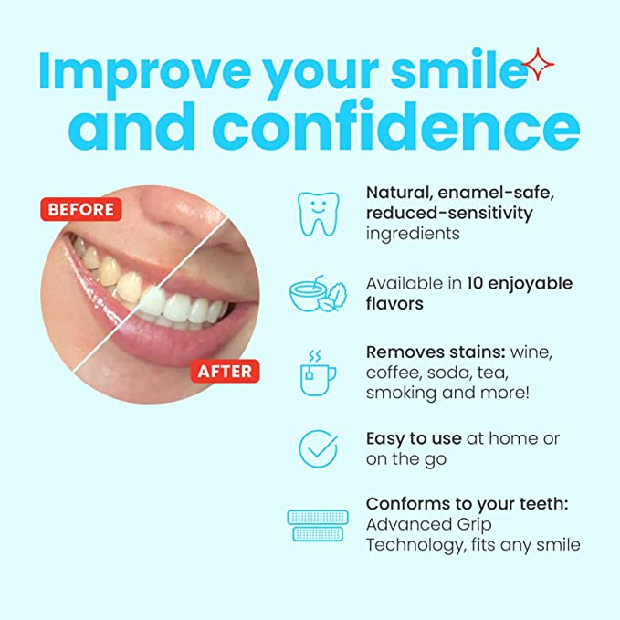【追跡可能海外メール便】 Zimba Teeth Whitening Strips - Vegan Stain Remover White Strips ジンバ ホワイトニングテープ 28枚 14日分 ミントフレーバー ホワイトニング 白い歯 ホワイトニング テープ ビーガン