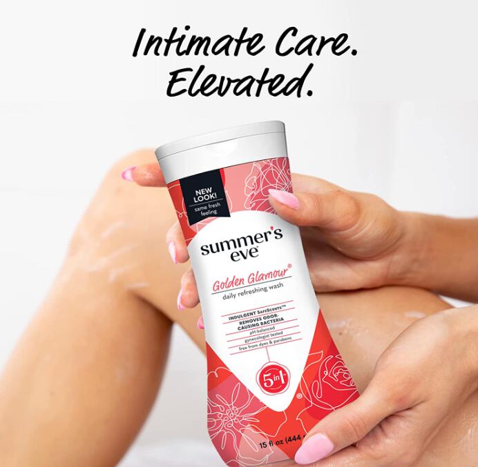 【エクスプレス便】Summer's Eve Golden Glamour Daily Refreshing Feminine Wash, pH Balanced, 15oz サマーズイブ ゴールデングラマー デイリーリフレッシングフェミニンウォッシュ 444ml デリケートゾーン ケア