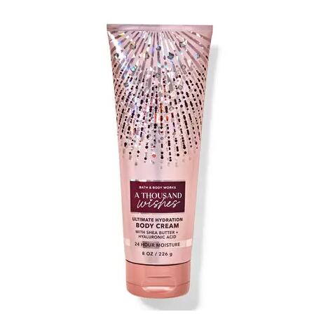 【エクスプレス便】バス アンド ボディ ワークス アサウザンド ウィッシュ ウルトラシアボディクリーム Bath and Body Works A Thousand Wishes Ultra Shea Body Cream 24 hr Moisture 2109 Edition 8 oz / 226 g モイスチャライザー ボディクリーム