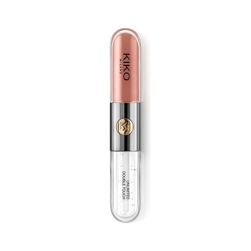 【追跡可能海外メール便】KIKO MILANO アンリミテッド ダブルタッチ 129 Unlimited Double Touch 129 Liquid lipstick with a bright finish in a two-step application. Lasts up to 12 hours*. No-transfer base colour イタリア グロス 乾燥 保湿 リップ