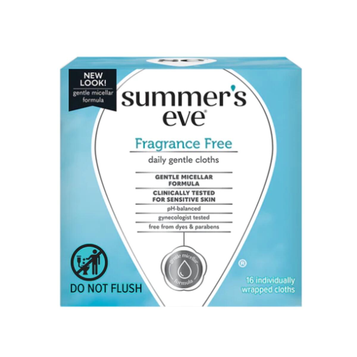 【追跡可能海外メール便】サマーズイブ フェミニン ワイプ無香料 16枚入り Summer's Eve Feminine Cleansing Feminine Wipes, pH balanced,16 Count デリケートゾーン クレンジング ワイプ 個別包装 無香料